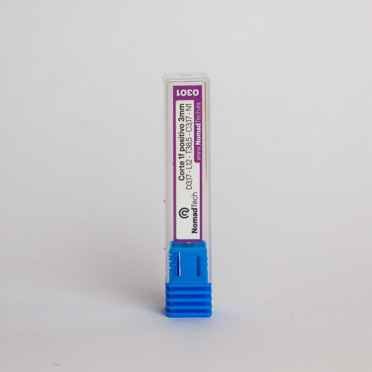 Fresa de corte 1f positivo para aluminio/PVC 3 mm