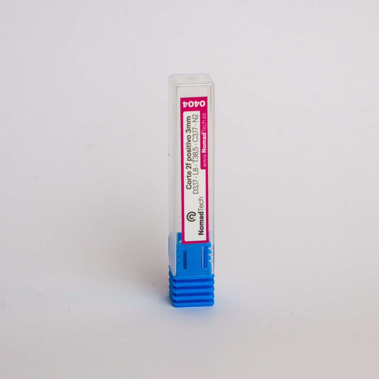 Fraise à queue 2 dents hélice positive générique 3 mm