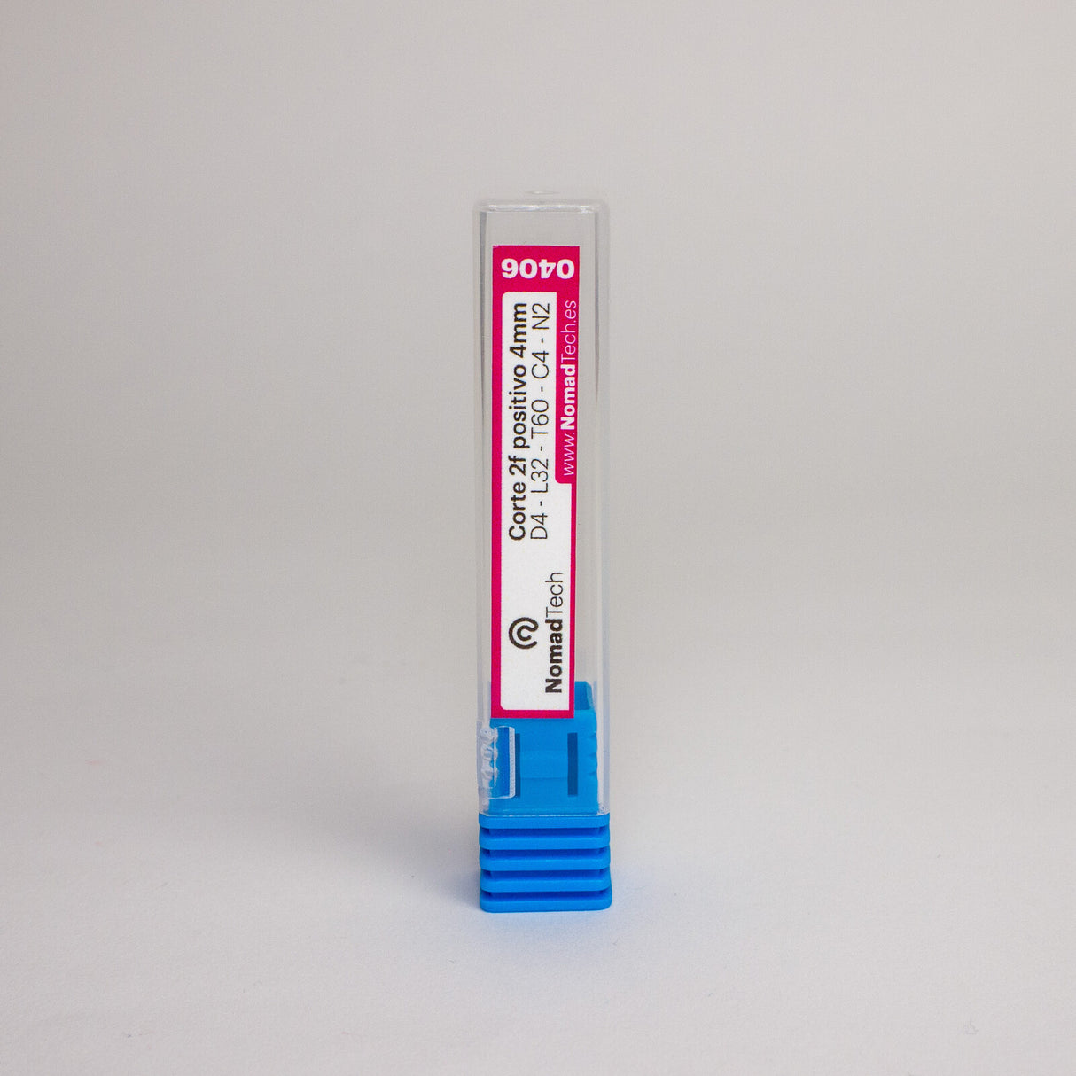 Fraise de coupe 2 dents hélice positive générique 4 mm