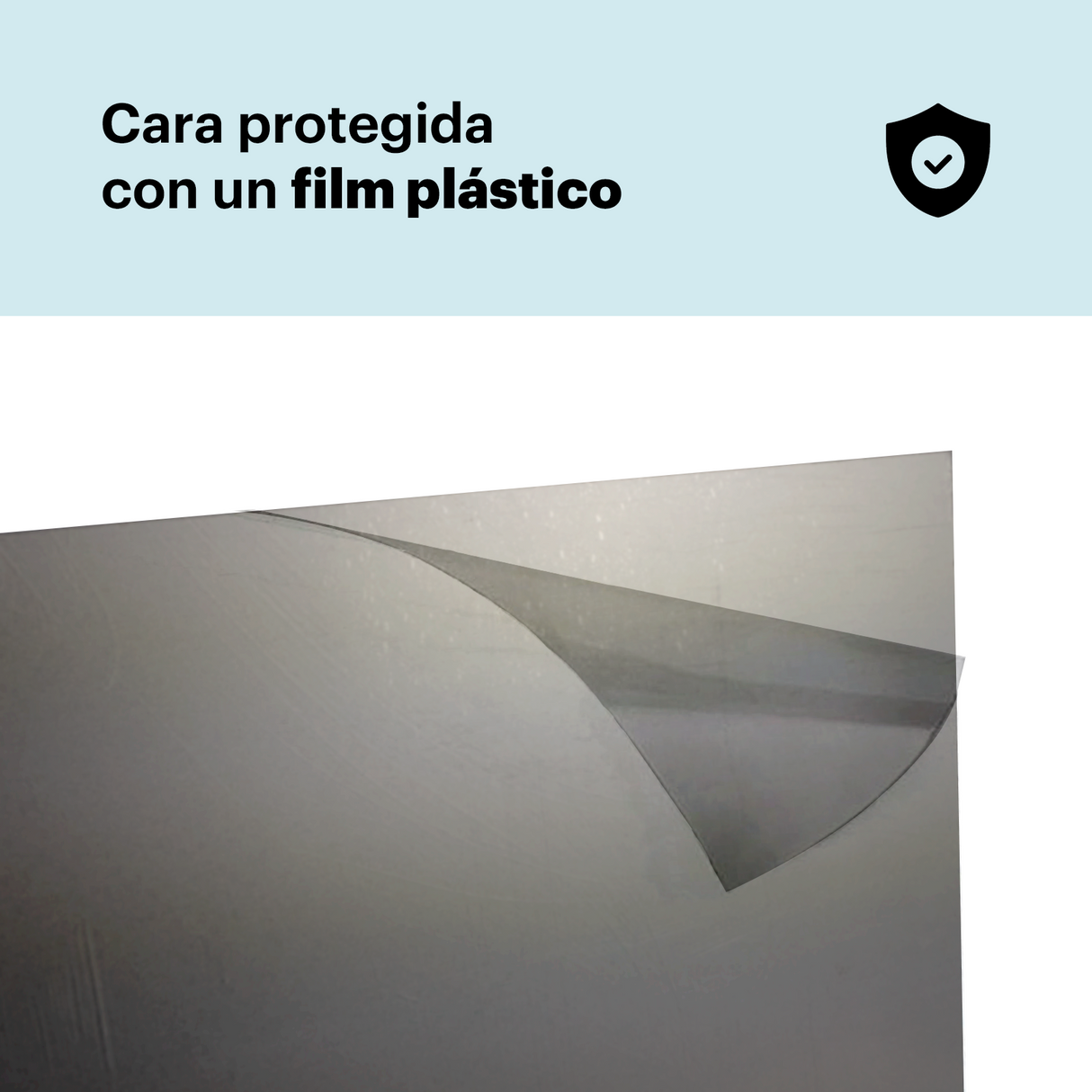 Metacrilato inverso metalizado de 3,2 mm