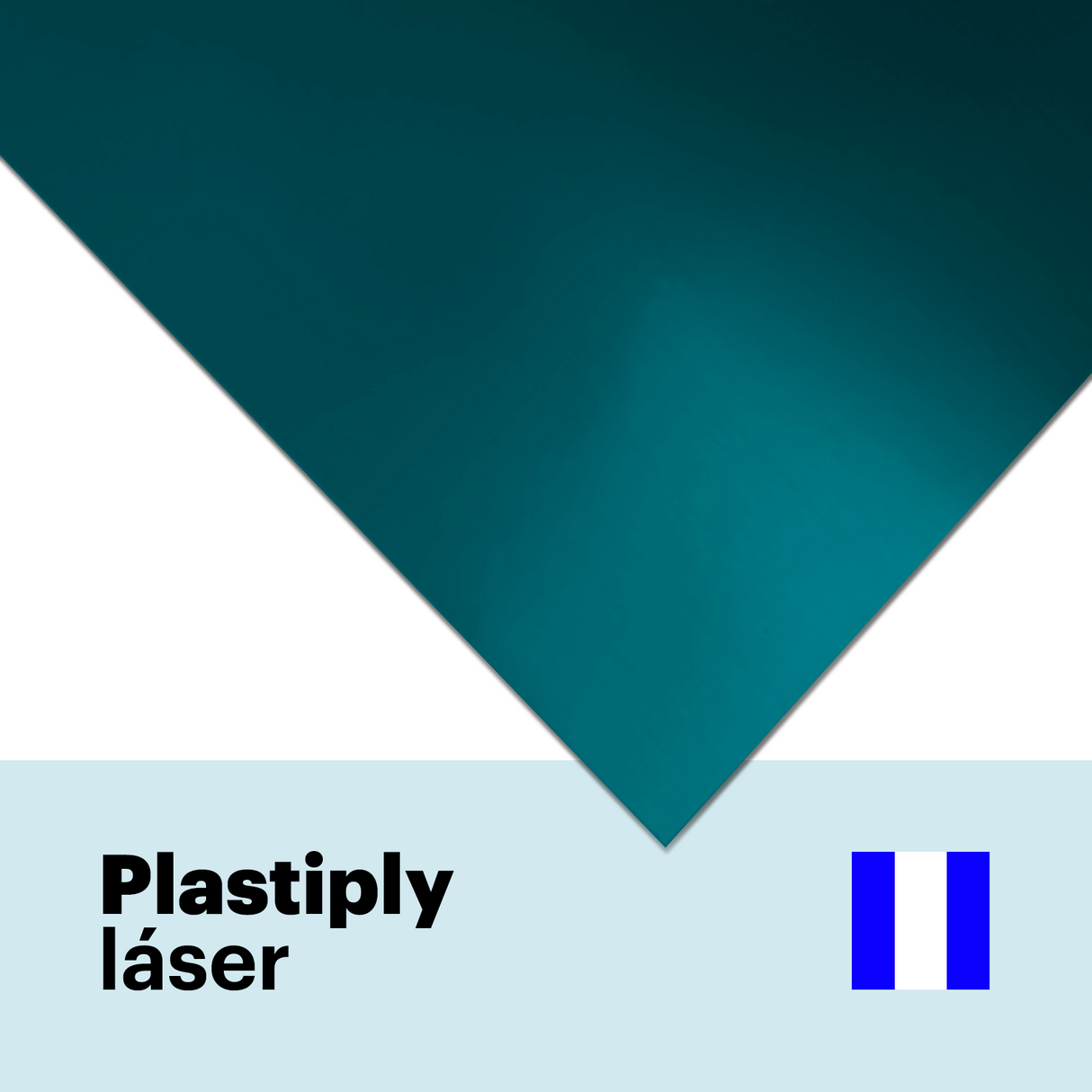 Matte adhesive two-layer laser vinyl 0.2 mm