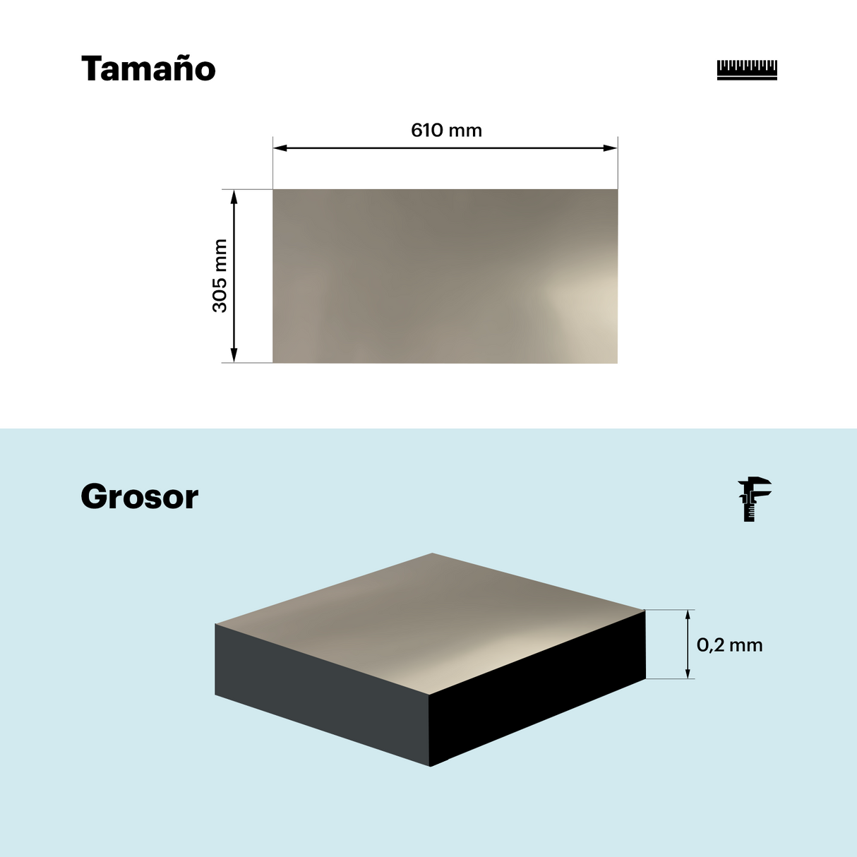 Laser adhesive two-ply gloss vinyl 0.2 mm