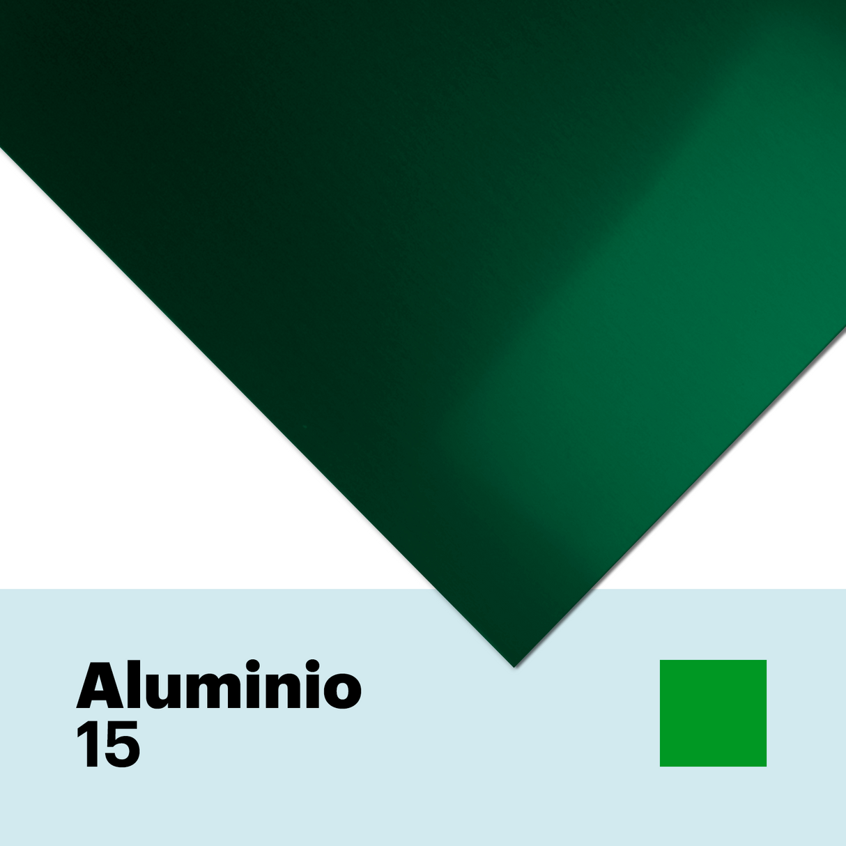Aluminium 15 brillant 1 mm