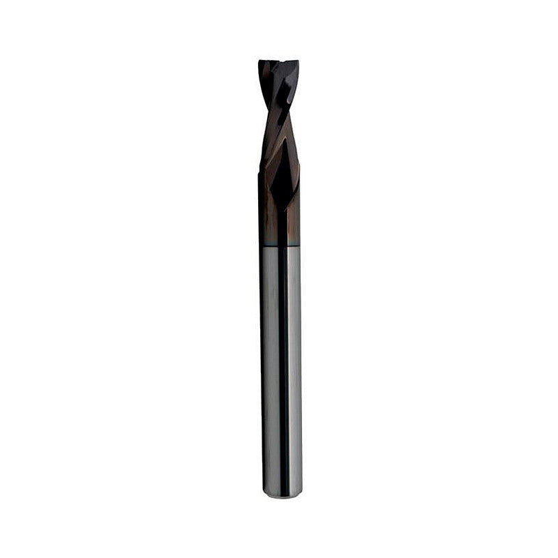 AluTec EVO: carbide milling cutter 6 mm Ø, shank 6 mm x cutting length 14 mm, 2 flutes, positive helix