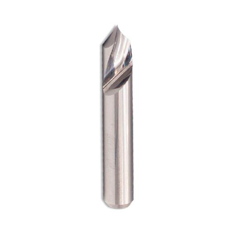 HELIX Graver: carbide milling cutter 0.5 mm Ø, shank 8 mm x cutting length 12 mm, 1 flute, 90° angle, engraving and folding