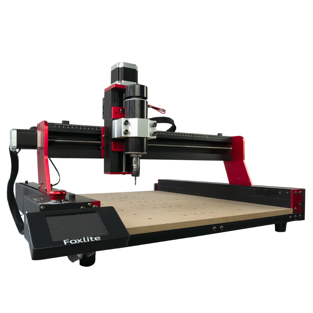 Fox Lite, fresadora CNC de sobremesa: motor de 80 W, montaje rápido, pantalla táctil, calibración Z automática