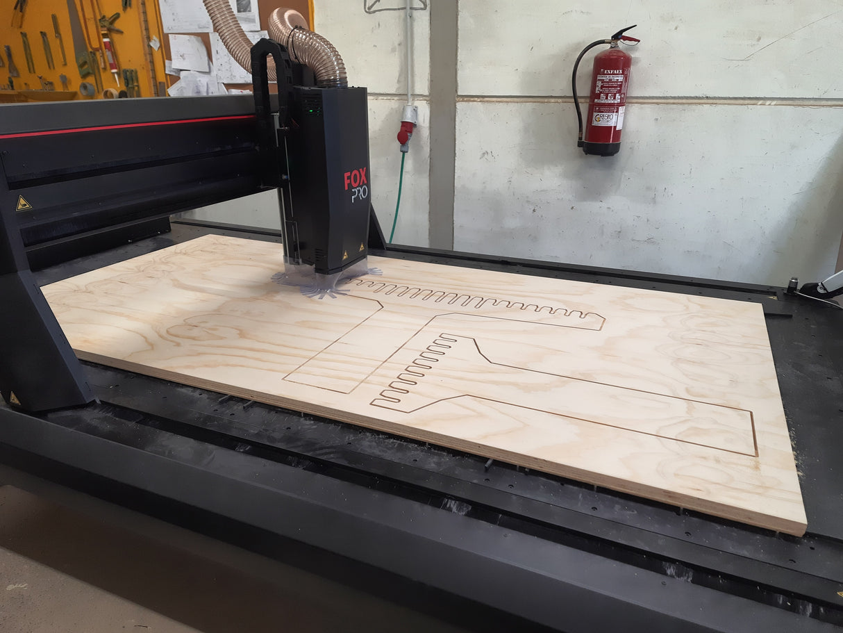Fox PRO - Fresadora CNC profesional, Modelo Trifásico.