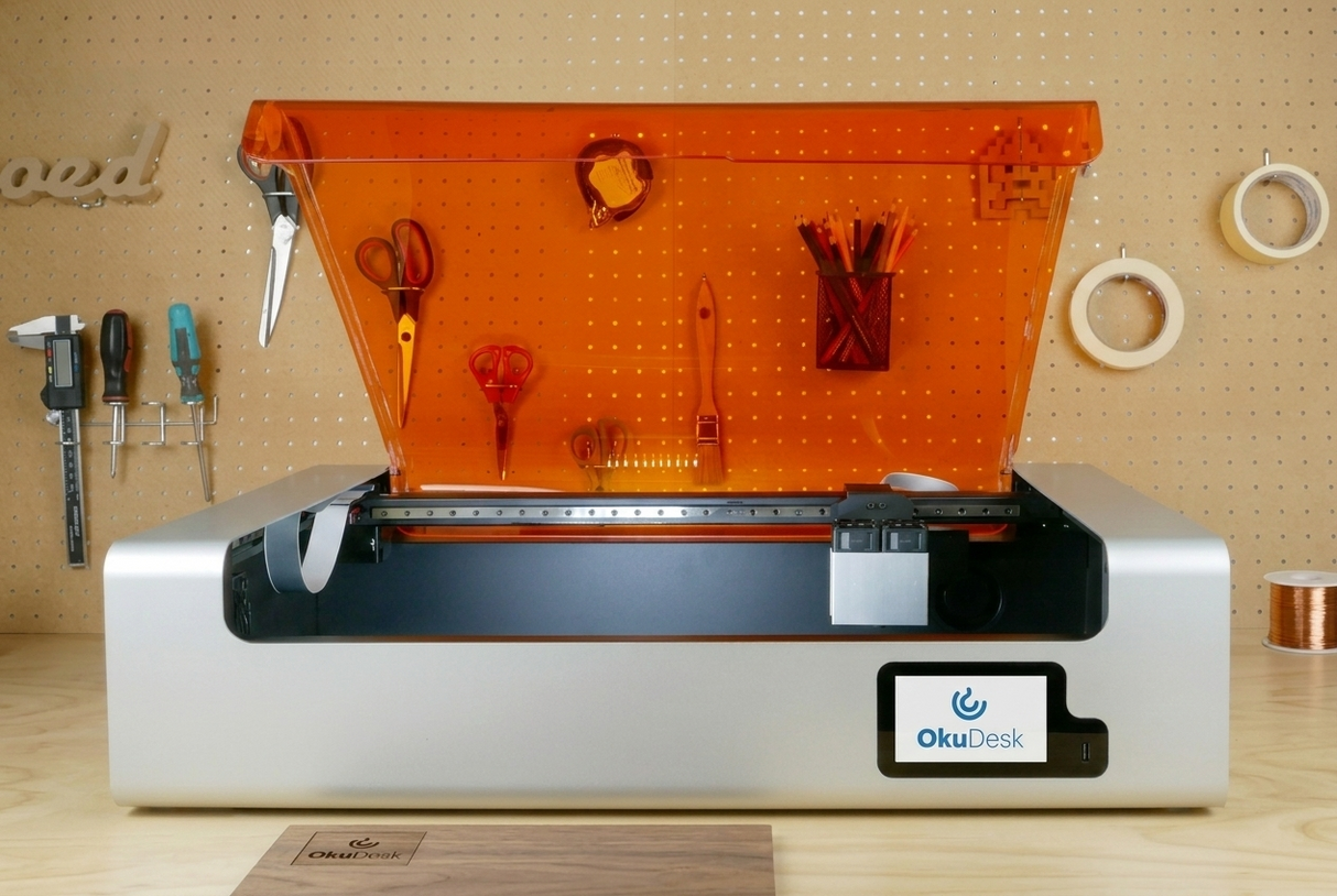 OKU Desk - Desktop Laser Engraver and Cutter