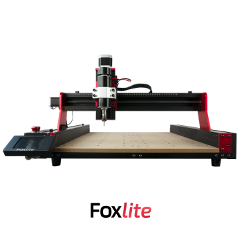 Fox Lite, fresadora CNC de sobremesa: motor de 80 W, montaje rápido, pantalla táctil, calibración Z automática