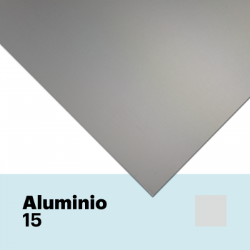 Matte aluminium 15 of 1 mm
