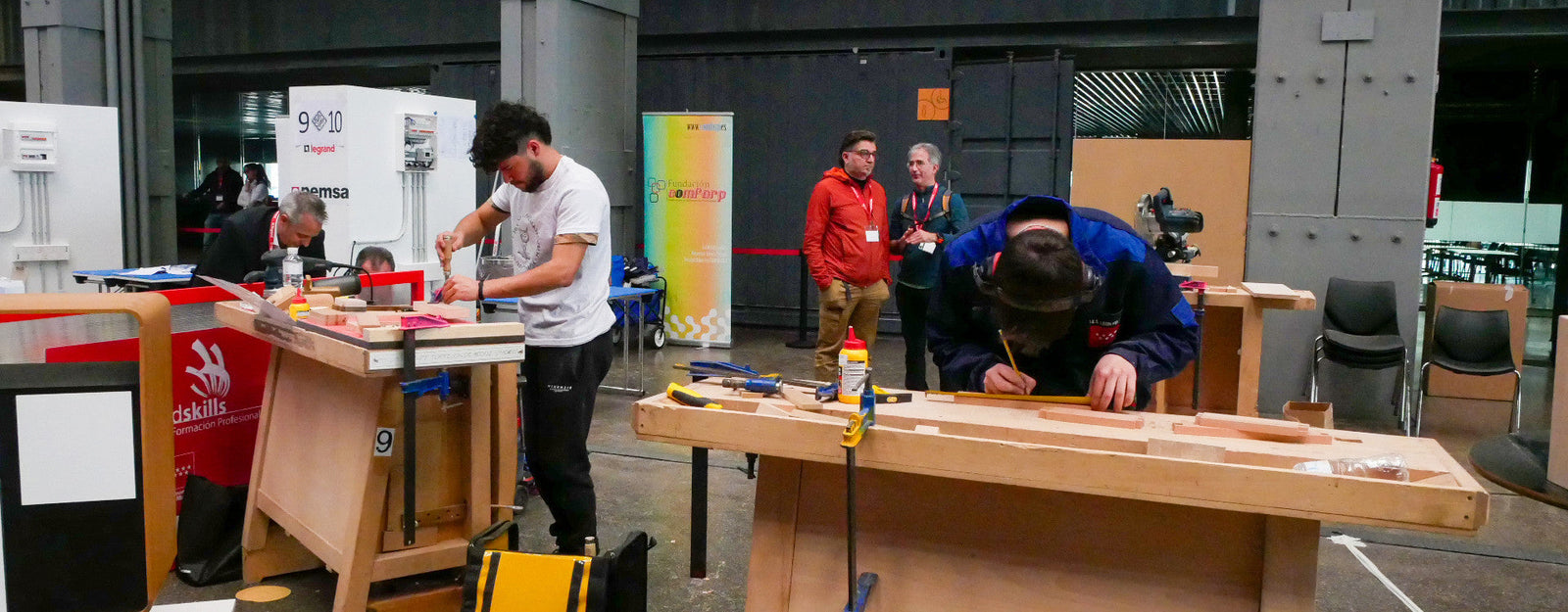Nomad Technologies patrocina las categorías de carpintería y ebanistería en la edición de SpainSkills 2024