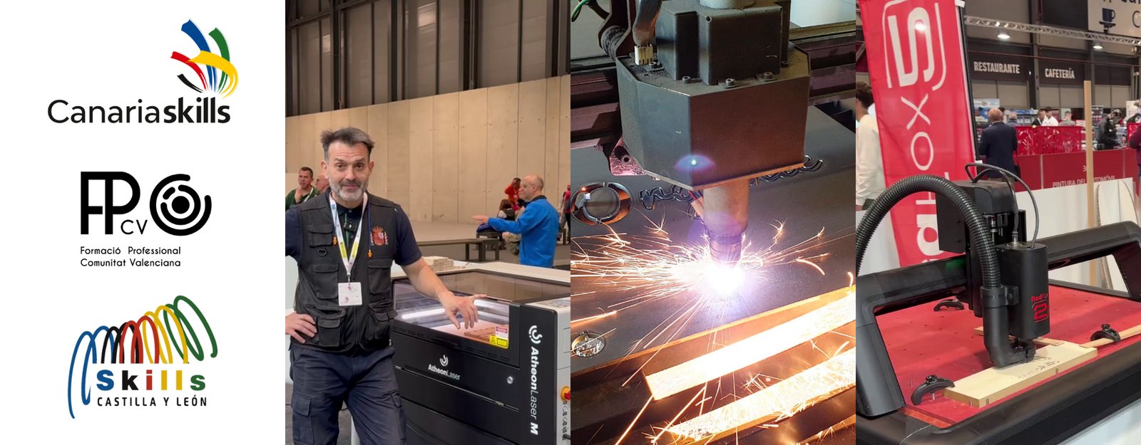 La tecnología CNC de NomadTech apoya la Formación Profesional patrocinando tres competiciones de Skills 2025: Canarias, Valencia y Castilla y León
