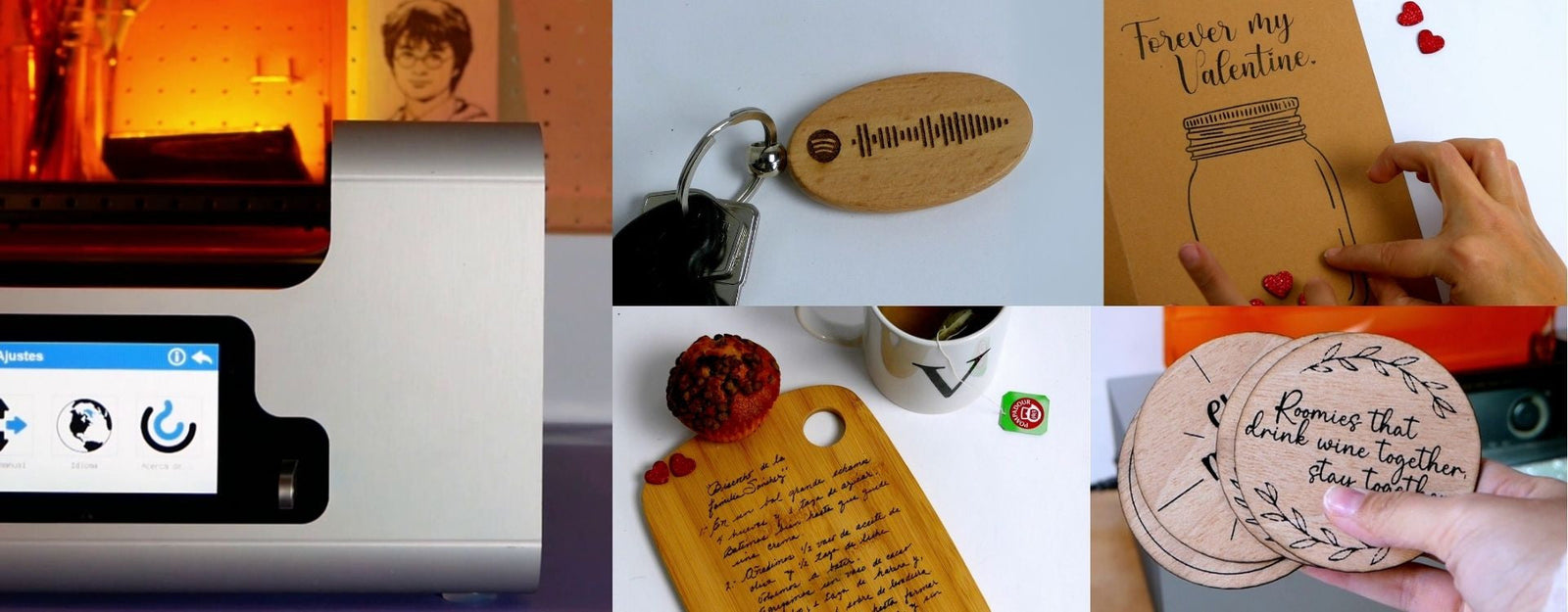 Personaliza proyectos de San Valentín con tu máquina CNC de corte y grabado láser