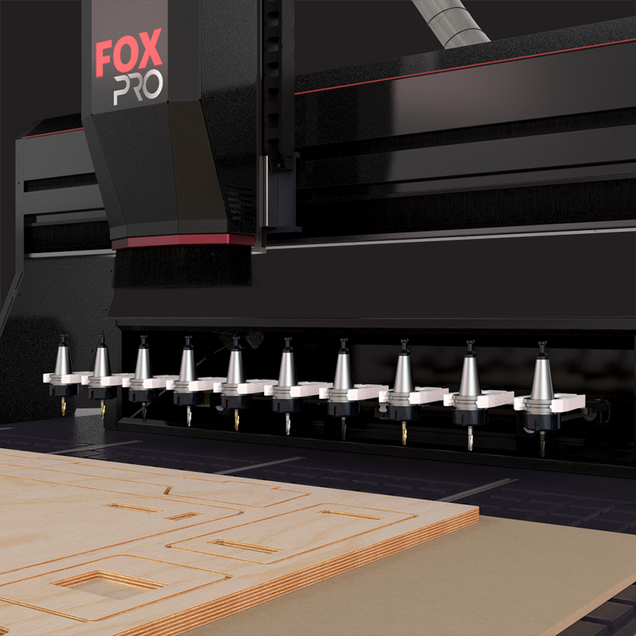 Fox PRO — cambiador automático de herramienta ISO 30
