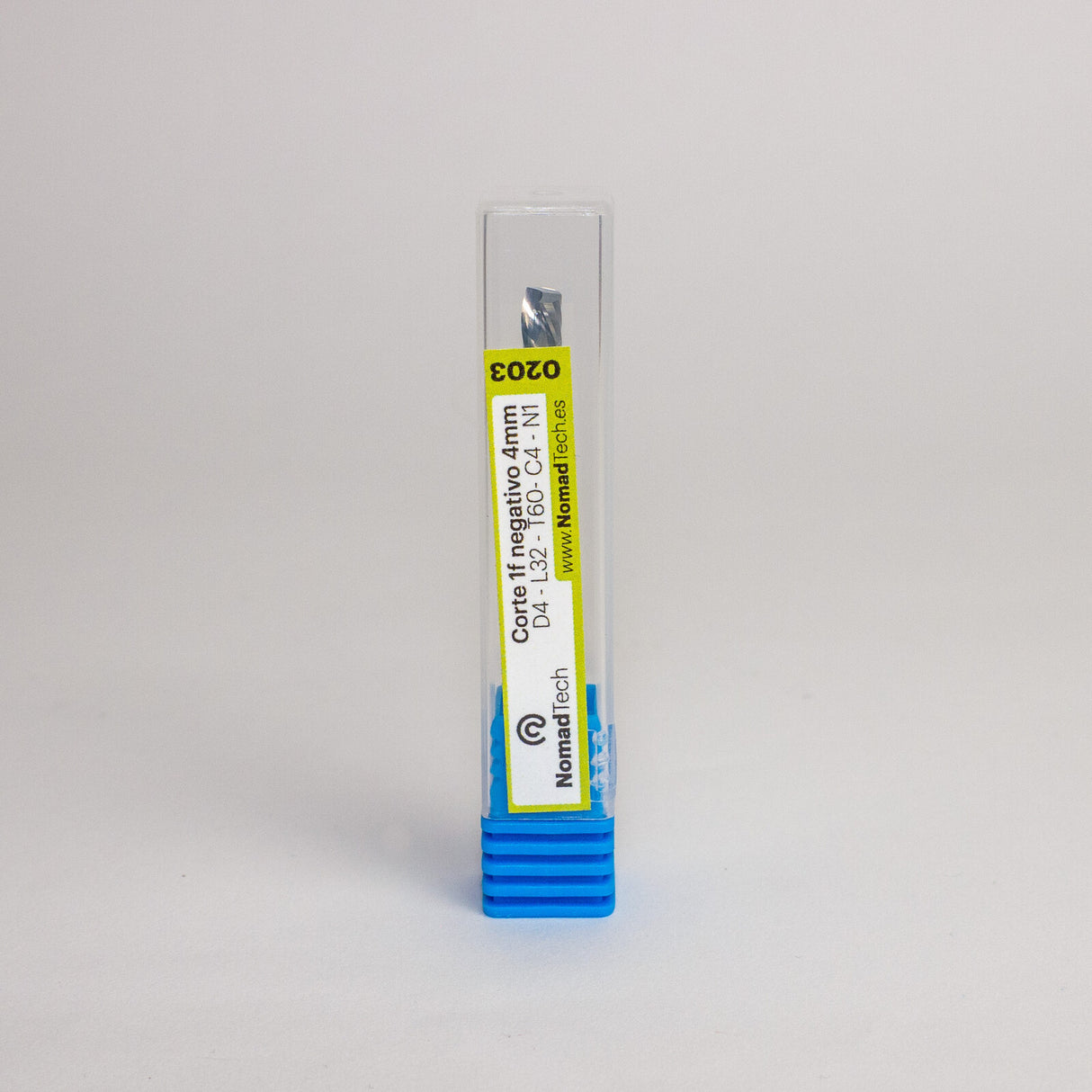 Fresa de corte 1f negativo genérica 4 mm