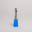 Fraise de coupe 1 dent géométrie positive pour aluminium/PVC 6 mm