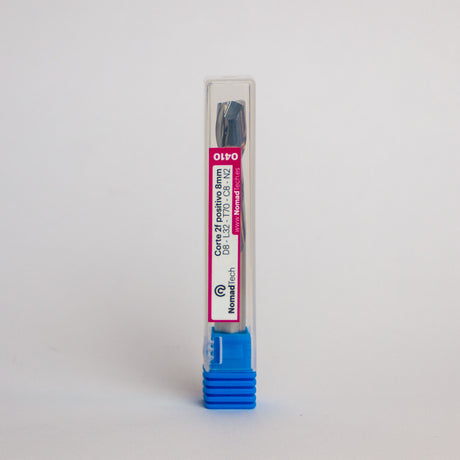Fresa de corte 2f positivo genérica 8 mm