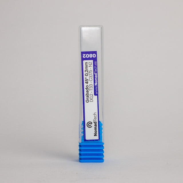Fraise de gravure 45° 0,2 mm