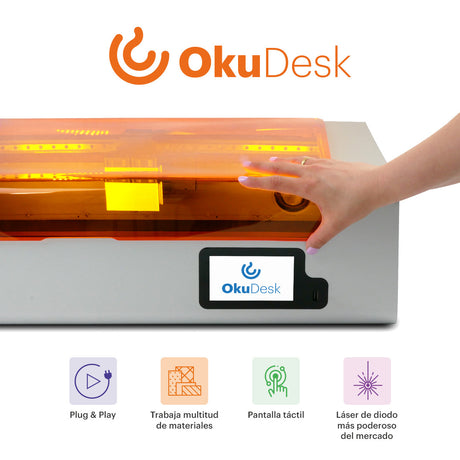 OKU Desk - Grabadora y cortadora láser de escritorio