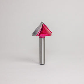 V-groove milling cutter for beveling and V-carving 90°