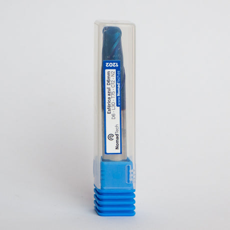 Fresa esférica azul R 6 mm
