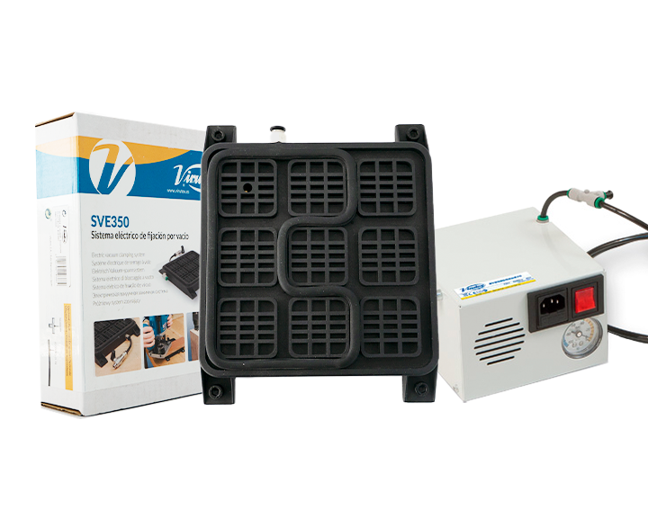 Sistema eléctrico de sujeción por vacío Virutex SVE600 y SVE350