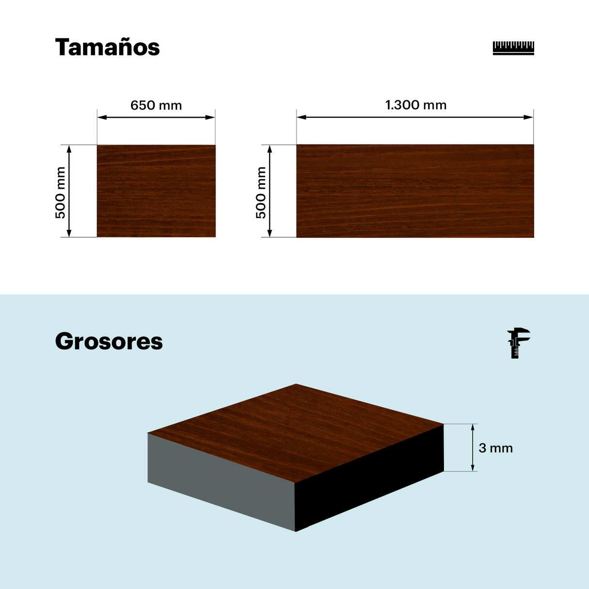 3 mm Three-Ply Melamine Board