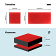 Two-layer laser plastic sheet 0.6 mm