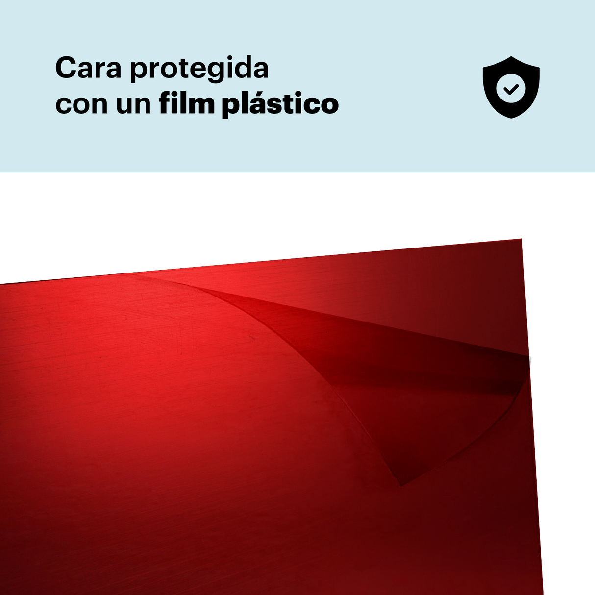 Two-layer laser plastic sheet 0.6 mm
