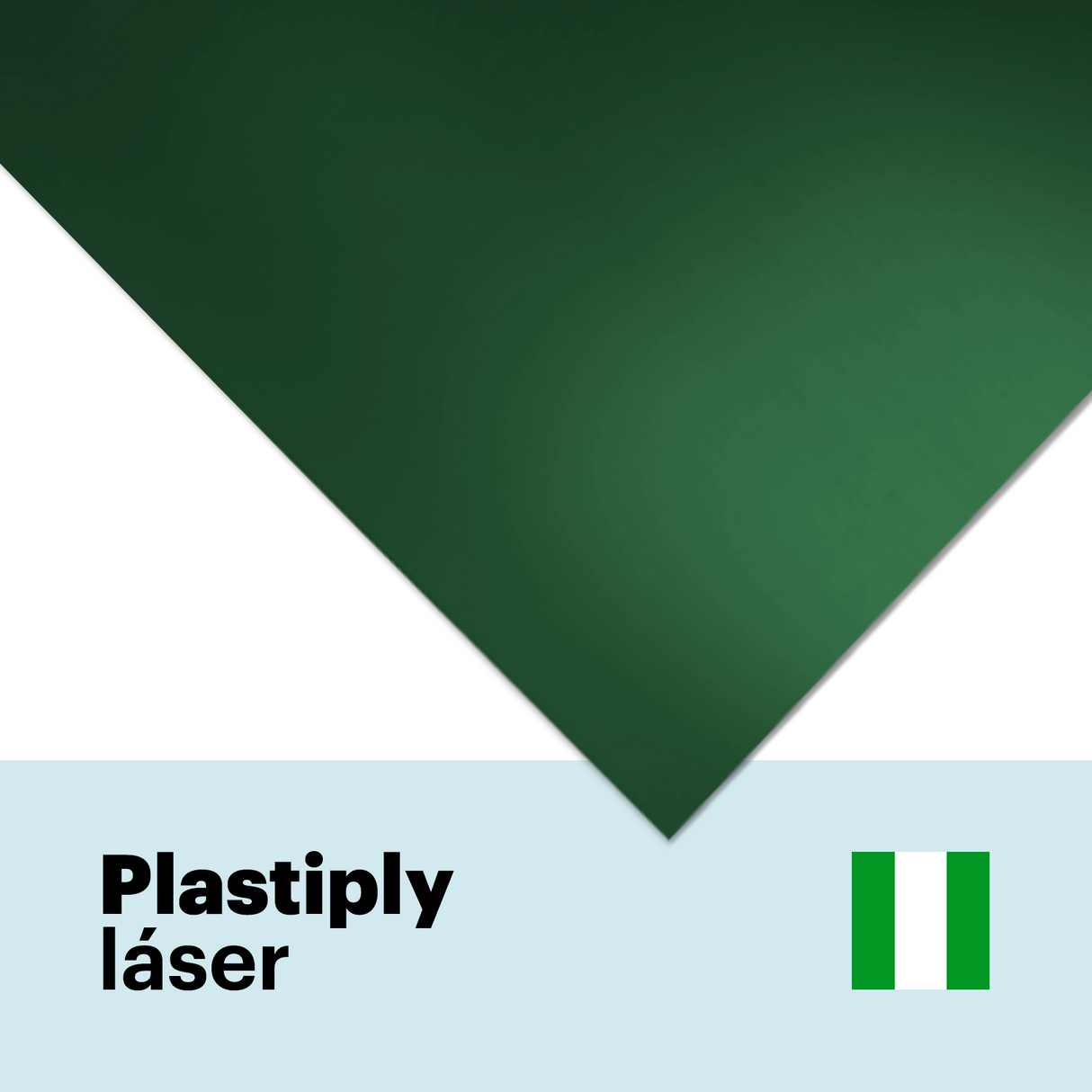 Two-layer laser plastic sheet 0.6 mm
