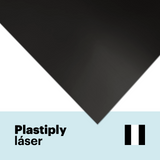 Matte adhesive two-layer laser vinyl 0.2 mm