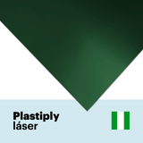 Matte adhesive two-layer laser vinyl 0.2 mm