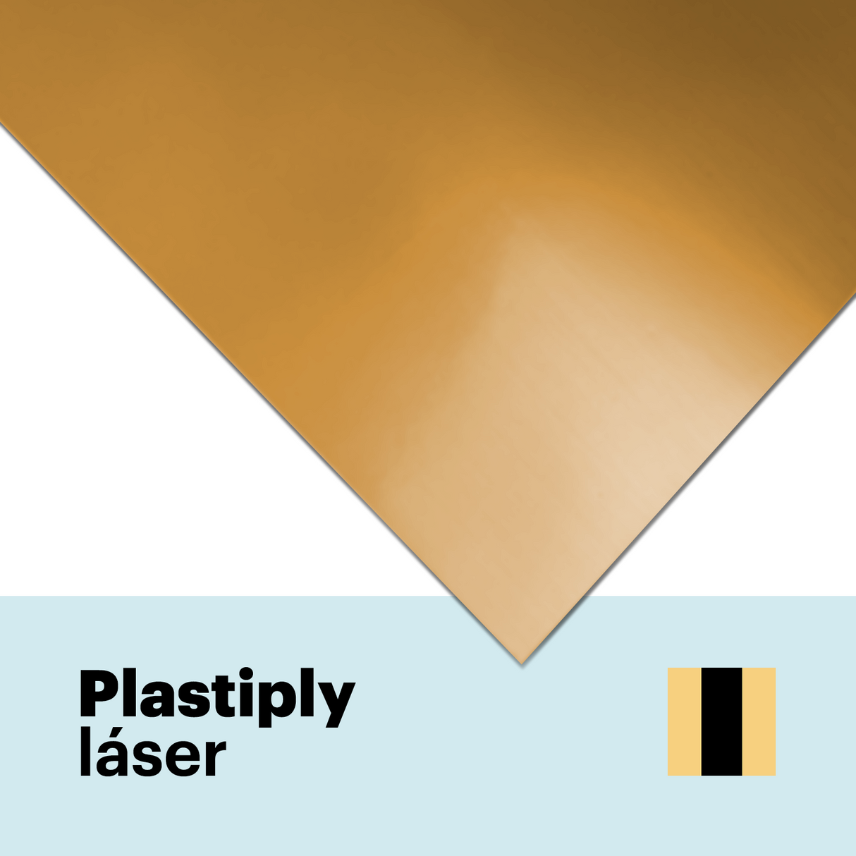 Laser adhesive two-ply gloss vinyl 0.2 mm