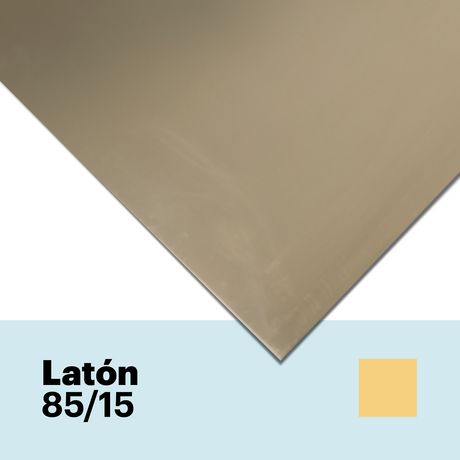 Latón 85/15 brillante de 0,5 mm