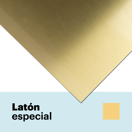 Latón especial satinado de 0,6 mm