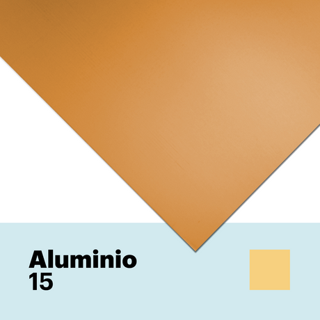 Aluminio 15 mate de 1 mm