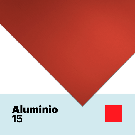 Aluminio 15 mate de 1 mm