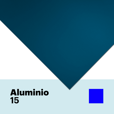 Aluminio 15 mate de 1 mm