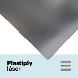 Two-layer metallized laser plastic sheet 0.6 mm and 1.5 mm