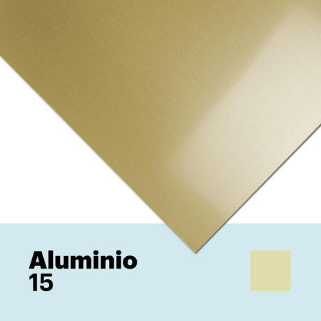 Aluminio 15 brillo de 1,5 mm