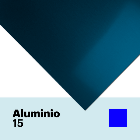 Aluminio 15 brillo de 1,5 mm