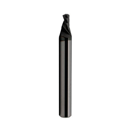 ALU Endurance Downcut CC: carbide milling cutter 2 mm Ø, 3 mm shank x 3 mm cutting length, 1 flute, negative helix