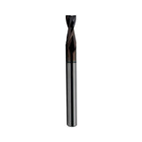 AluTec EVO: fresa de carburo 6 mm Ø, mango 6 mm x longitud de corte 14 mm, 2 f, hélice positiva