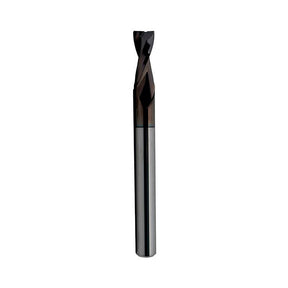 AluTec EVO: fresa de carburo 6 mm Ø, mango 6 mm x longitud de corte 14 mm, 2 f, hélice positiva