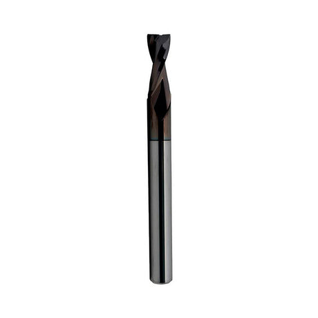 AluTec EVO: carbide milling cutter 6 mm Ø, shank 6 mm x cutting length 14 mm, 2 flutes, positive helix