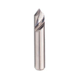 HELIX Graver: 0.2mm Ø carbide engraving cutter, 6mm shank x 40mm length, 1 flute, 90° angle