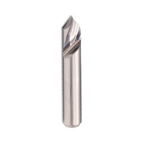 HELIX Graver: 0.2mm Ø carbide engraving cutter, 6mm shank x 40mm length, 1 flute, 90° angle