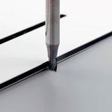 ALU Endurance LDC: fresa de carburo recubierta de 3 mm Ø, mango 6 mm x longitud de corte 5 mm, 1 f, hélice positiva