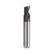 ALU Endurance CC: fresa de carburo recubierta de 4 mm Ø, mango 6 mm x longitud de corte 6 mm, 1 f, hélice positiva