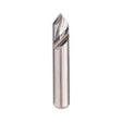 HELIX Graver: carbide milling cutter 0.5 mm Ø, shank 8 mm x cutting length 12 mm, 1 flute, 90° angle, engraving and folding